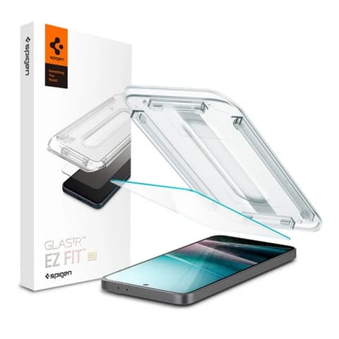 SPIGEN Samsung A37 5G / A36 GLASS TR EZ FIT PRO HD képernyővédő üveg 2.5D 9H + segédkeret átlátszó AGL11365