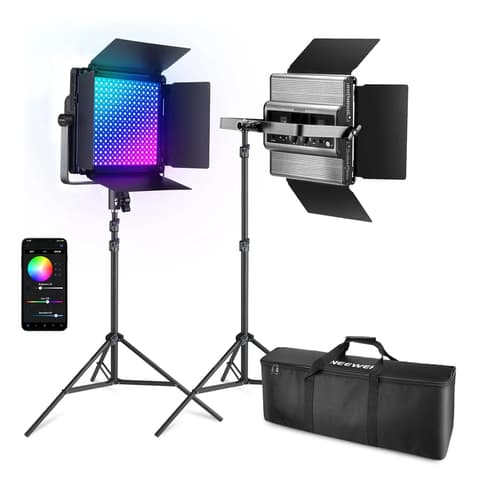 NEEWER 1200RGB 60W V4 LED videólámpa 2 csomag 10104230