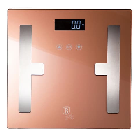 BERLINGER HAUS Testzsíranalizáló scale (180 kg) rose gold BH/9356
