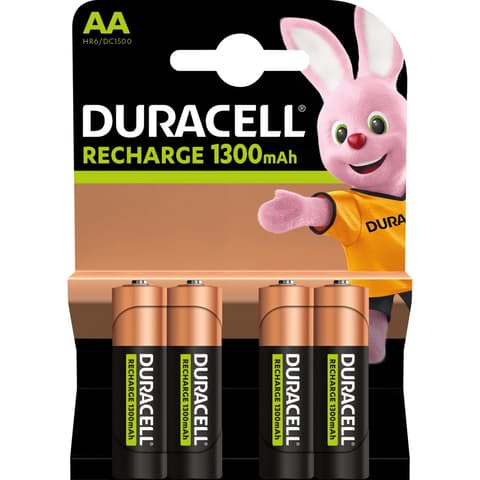 DURACELL Battery AA pencil NiMH 1.2V 1300mAh 4pcs 039247