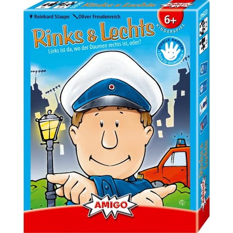 AMIGO Rinks & Lechts family card game 2-8 játékos 6+ 03947