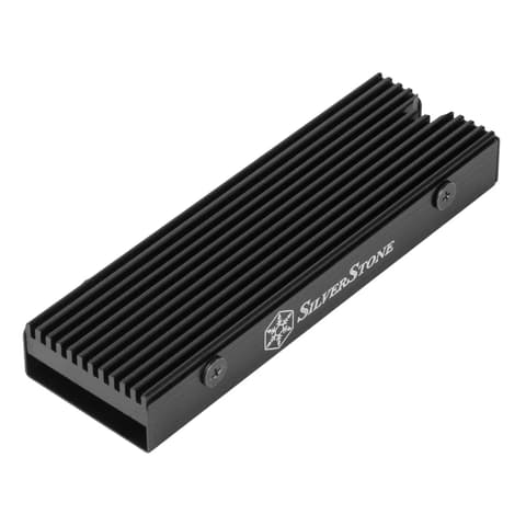 SILVERSTONE M.2 SSD passzív alumínium hűtő PS5 kompatibilis fekete SST-TP05