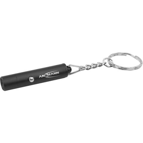 ANSMANN 1600-0272 Mini kulcstartó zseblámpa fekete