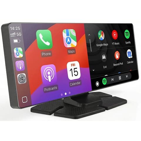 TREVI Autós multimédia monitor vezeték nélküli CarPlay Android Auto DVR MDV 1000