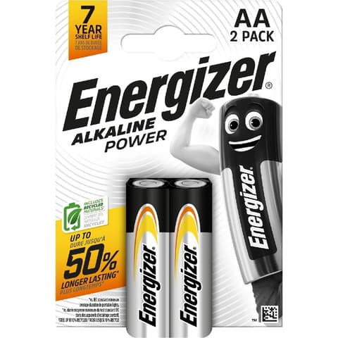 ENERGIZER Alkaline Power ceruza elem (AA) 2db LR6AP-BP2