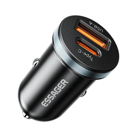 ESSAGER Car charger 30W A+C ECCPQ-SR01-P