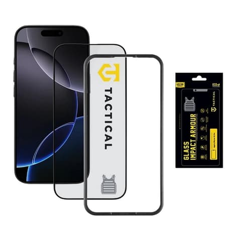 TACTICAL Glass Impact Armour iPhone 17 / 16 Pro kijelzővédő üvegfólia átlátszó 57983121946