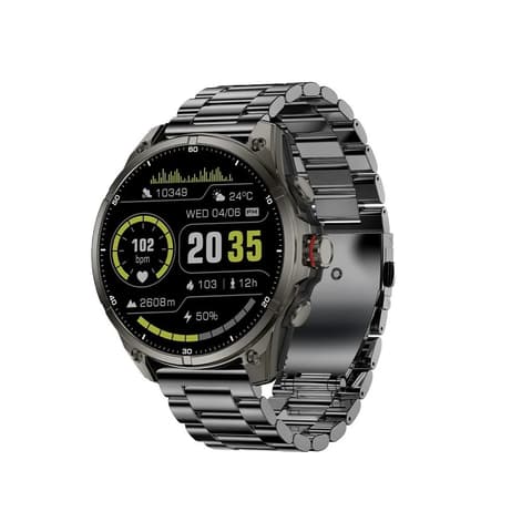 CARNEO GTR eXpedition GPS Titan okosóra fekete fém szíj