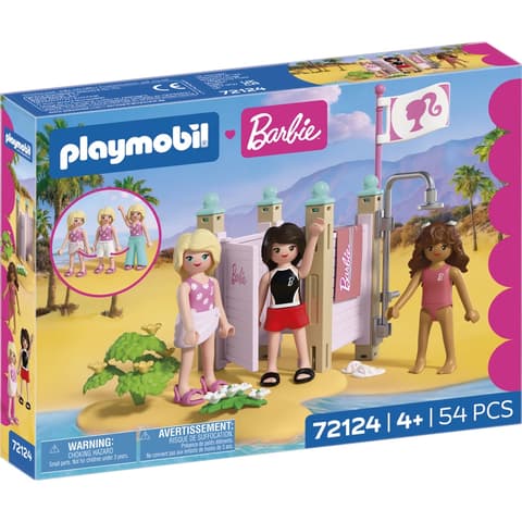 PLAYMOBIL Barbie strandmódi öltözőkabinnal 72124