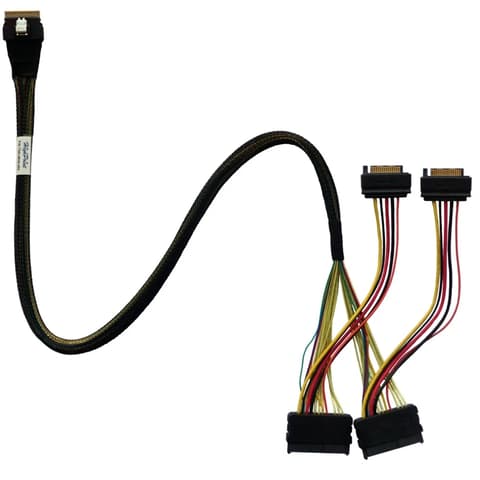 HIGH POINT SFF-8654 U.2 SFF-8639 NVMe kábel 60cm TS8i-8639-060