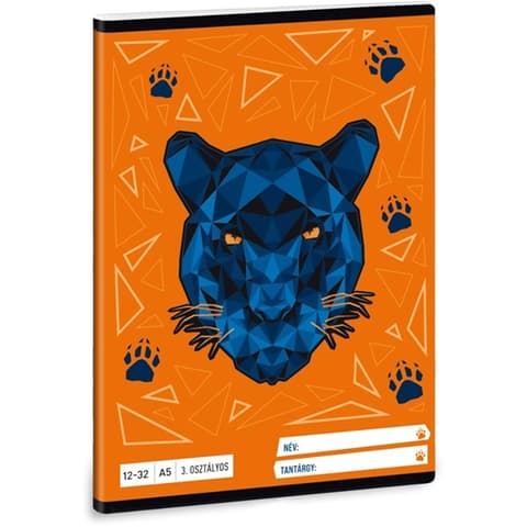 ARS UNA Black Panther A5 12-32 3. razreda linearni knjižica 53600820