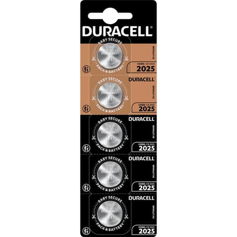 DURACELL CR2025 Lithium gombelem (CR) 5db 169197