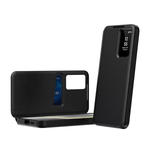 GIGAPACK Samsung Galaxy A57 5G aktív flip tok Smart View Cover fekete GP-187953