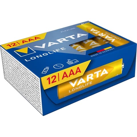VARTA Longlife mikro ceruza elem (AAA) 12db 4103301132