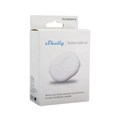 SHELLY Druckknopf zusätzlich Relaismodul Plus/Gen3/Gen4 Weiß ALL-KIT-BUTTONW