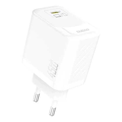 DUDAO A28 Wall Charger Type-C 45W GaN PD brzi punjač bijela GP-190599