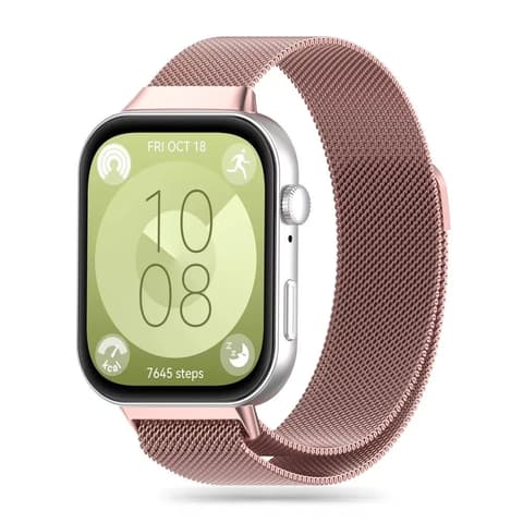 TECH-PROTECT MilaneseBand Metall Ersatzriemen Huawei Watch Fit 3 / 4 / 4 Pro rozé gold SP114761