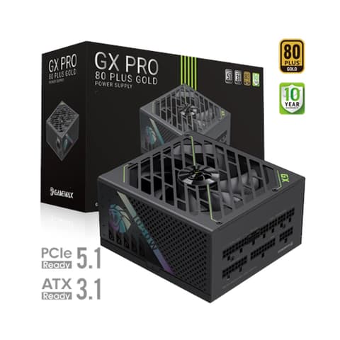 GAMEMAX GX PRO 1050G tápegység 1050W Gold Full Modular fekete