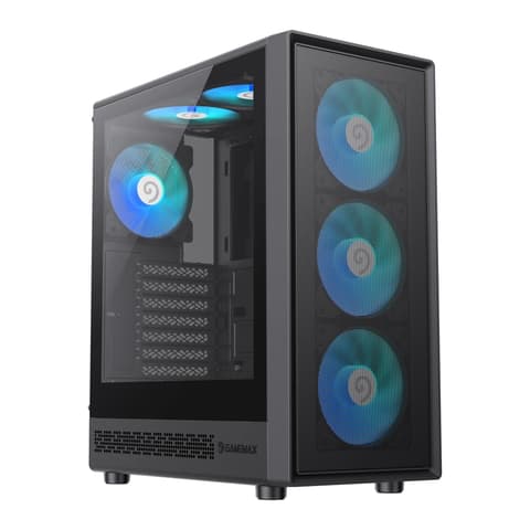 GAMEMAX STORM 2 AB ATX Midi-Tower ablakos ház fekete
