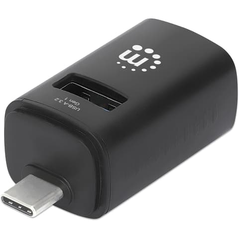 MANHATTAN 3-Port USB 3.0/2.0 Type-C Combo Mini Hub Negru 180993