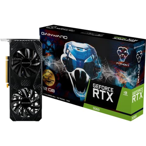 GAINWARD Python II OC GeForce RTX 3060 12GB GDDR6 NE63060U19K9-PG190V