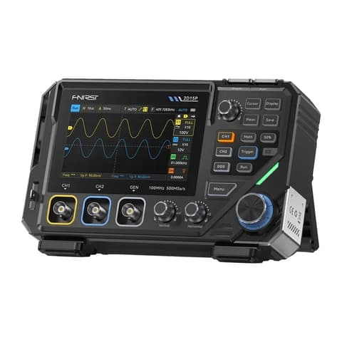 FNIRSI 2D15P 2-in-1 Kétcsatornás 100MHz 500MS/s Oszcilloszkóp Multiméter Jelgenerátor