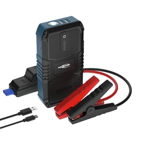 ANSMANN Jump Starter 10.0 autóindító 2500 mAh 1500 A LED Licht schwarz 1900-0129