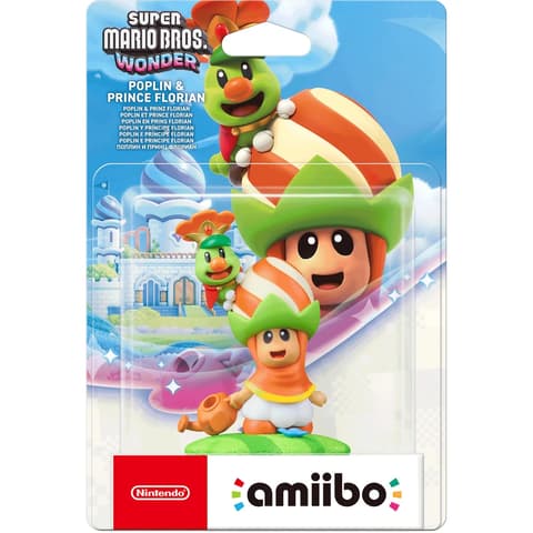 NINTENDO Amiibo Super Mario BW Poplin & Prince Florian játékfigura