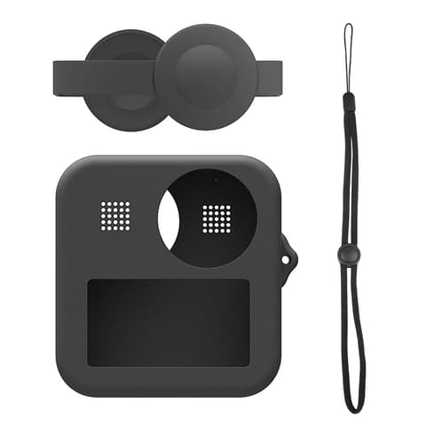 PULUZ PU454B Szilikon tok lencsevédővel GoPro Max fekete
