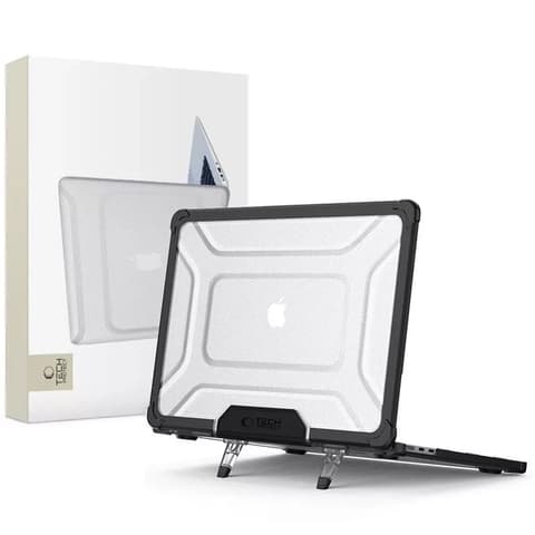 TECH-PROTECT Tok Smartshell Pro MacBook Air 13 M2-M5 crno-prozirna