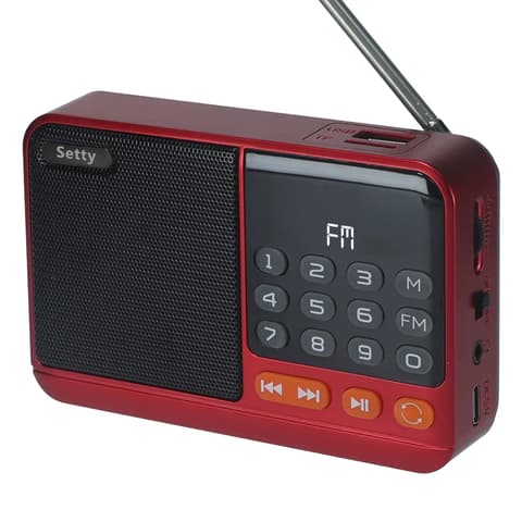 SETTY Mini FM radio i Bluetooth zvučnik SFM-01M