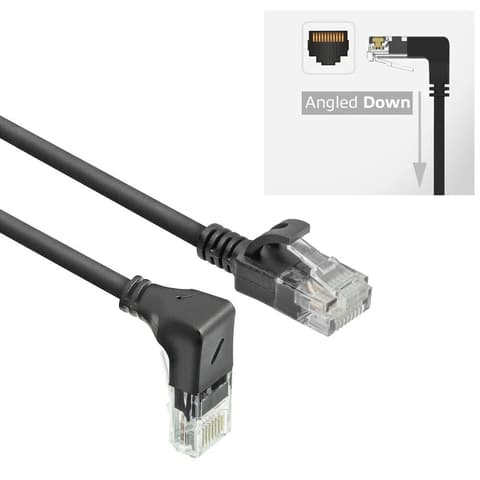 ACT CONNECTIVITY UTP CAT6A veza Crno 1m DC3901