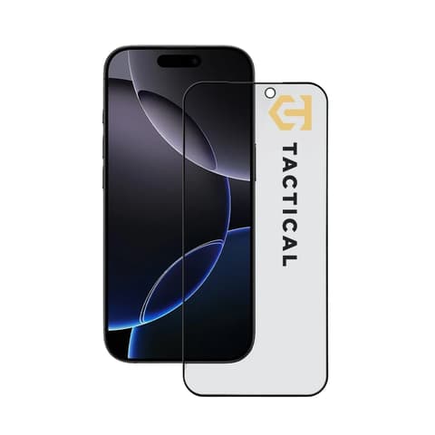 TACTICAL Betekintésgátló 5D üvegfólia iPhone 17 Pro Max / iPhone 18 Pro Max fekete