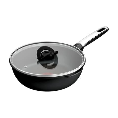 TEFAL G3208402 Excellence Schwenken Wok mit Deckel 24cm