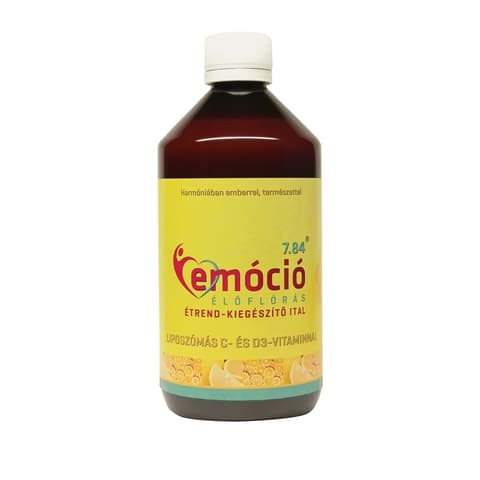 Emóció 7.84 élőflórás ital liposzómás C- és D3-vitaminnal 500 ml