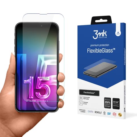 3MK FlexibleGlass képernyővédő iPhone 15 Pro