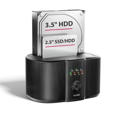 AXAGON ADSA-SC USB-C 5Gbps stație andocare și clonarea staţie negru