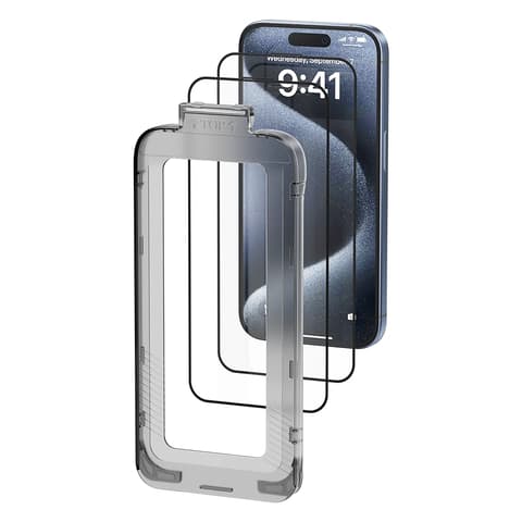 VENTION Otvrdnu staklo + pormentesítő aplikator iPhone 15 Plus