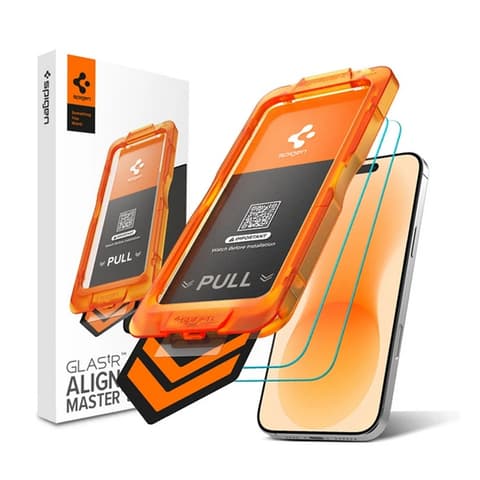 SPIGEN GLAS.tR AlignMaster S Kijelzővédő iPhone 17/18 Pro Max 2db AGL10101