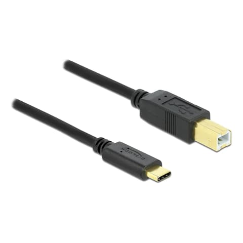 DELOCK USB 2.0 Type C USB Átalakító Fekete 1m 83601