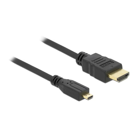 DELOCK Micro HDMI Convertor Negru 3m 82663