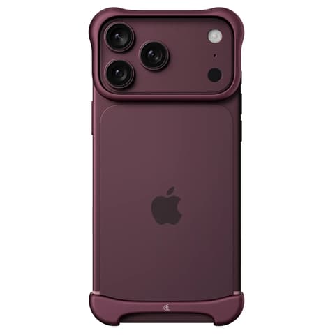ARC Pulse alumínium védőkeret iPhone 18 Pro Max matt sötétpiros ARC-AP-AL-MDR-APL-IP-18-MAX