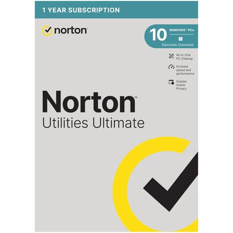 NORTON Utilities Ultimate Hungarian 10 device Electronic licensing 21489783