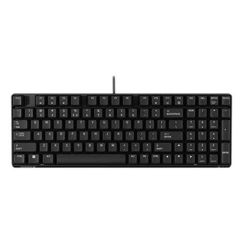CHERRY K37ID ipari billentyűzet US Angol fekete JK-3700-US-2