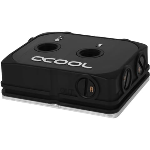 ALPHACOOL CPU vízhűtő blokk Eisblock XPX Pro 1U fekete 12936