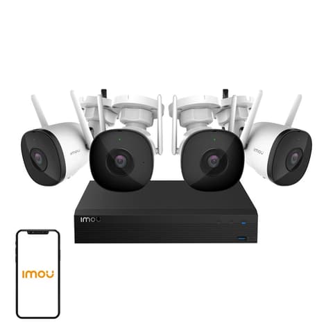 IMOU IP wifi kamera szett 4x F22FE 2MP 2.8mm + 1TB HDD + 1 NVR