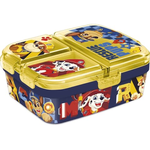 LUDICUS GAMES Rekeszes uzsonnásdoboz Paw patrol yellow STOR6996