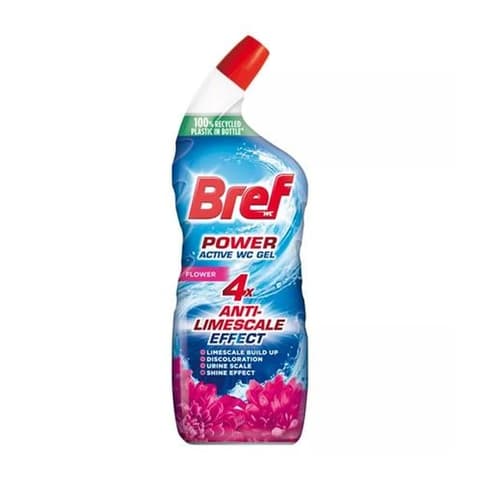 BREF Power Active WC cleaner gel 750 ml flower