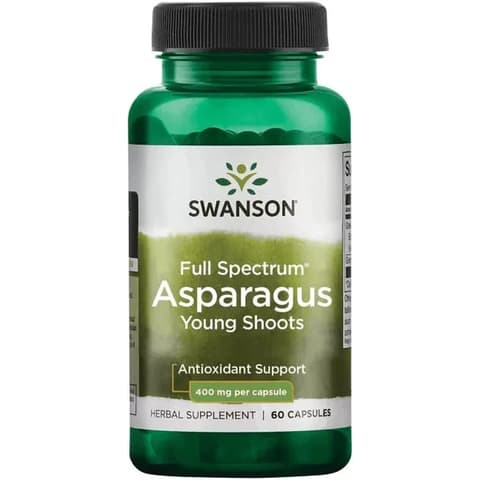 SWANSON Spárgacsíra kivonat capsule Full Spectrum 400mg 60 pcs