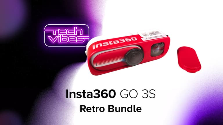 Statt eines Pods mit Display lieber ein Retro-Gehäuse und einen zusätzlichen Akku? Insta360 Go 3S Retro-Bundle – Tech Vibes